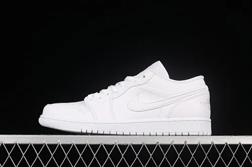 All categories Air Jordan Jordan series basketball shoes Air Jordan 1 Low G version pure original Air Jordan 1 Low AJ1 Joe 1 pure white low-top cultural basketball shoes 553558-130